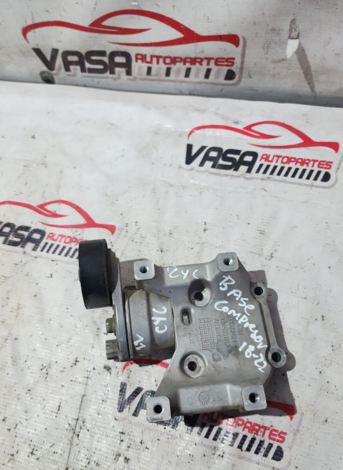 Base de compresor a/c Chevrolet aveo ng 2018/2022