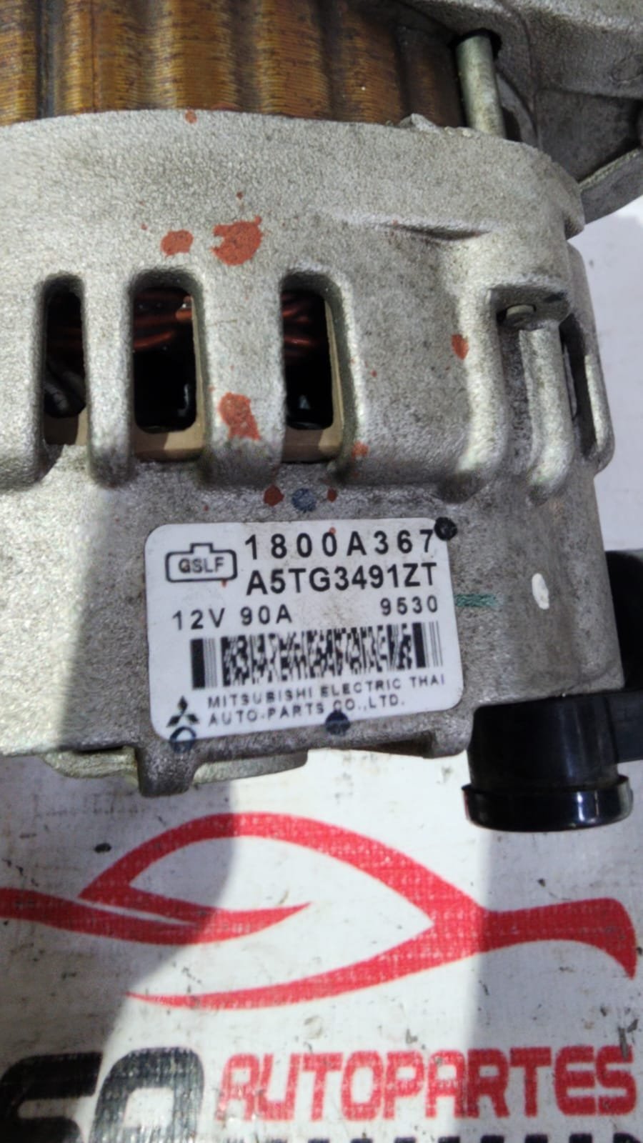 alternador 12v 90a mitsubishi l200 2016–2019 gasolina alternador 12v 90a mitsubishi l200 2016–2019 gasolina