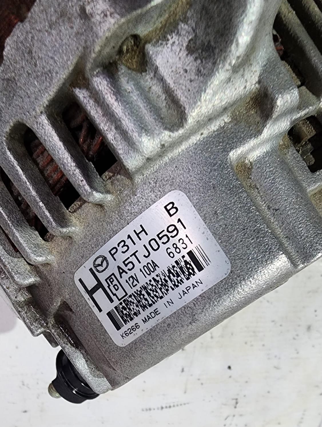 alternador de motor 4cil py mazda 3 2014/2018 alternador de motor 4cil py mazda 3 2014/2018