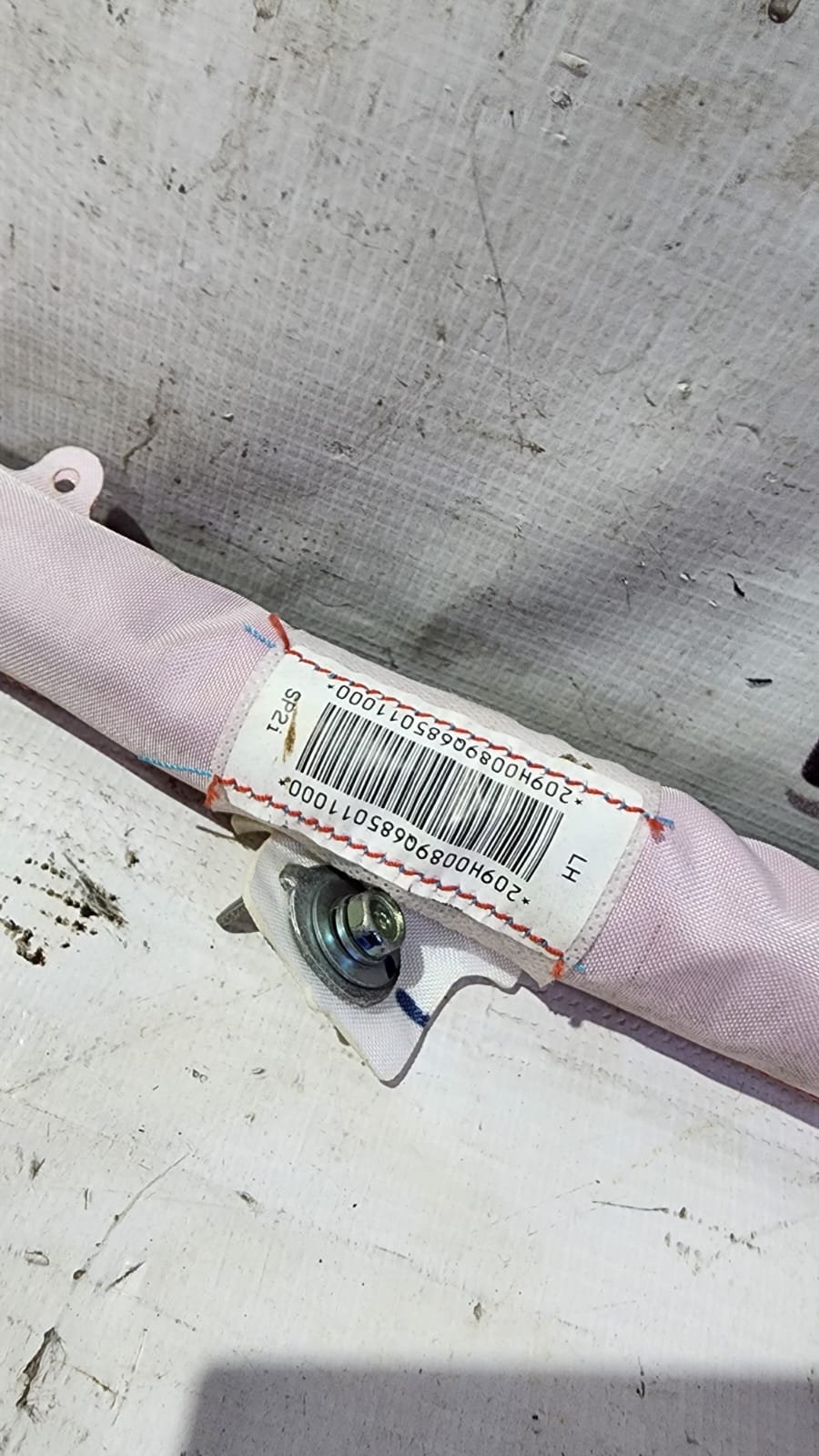 bolsa cortina airbag izquierda kia seltos 2018/2022 bolsa cortina airbag izquierda kia seltos 2018/2022