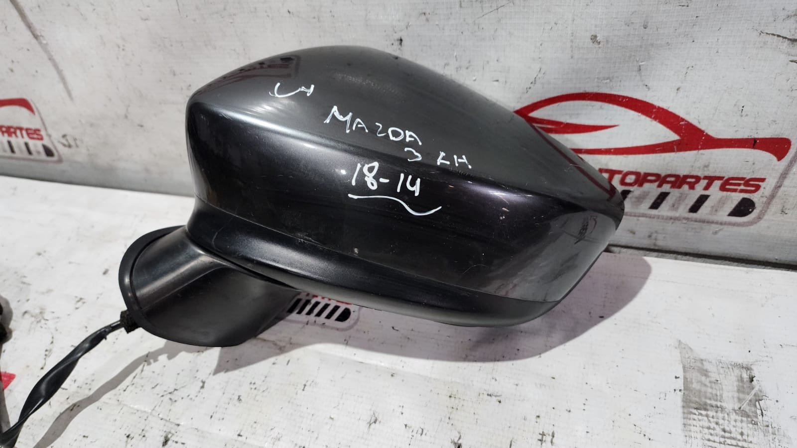 espejo retrovisor izquierdo 3 pines mazda 3 2014/2018 espejo retrovisor izquierdo 3 pines mazda 3 2014/2018