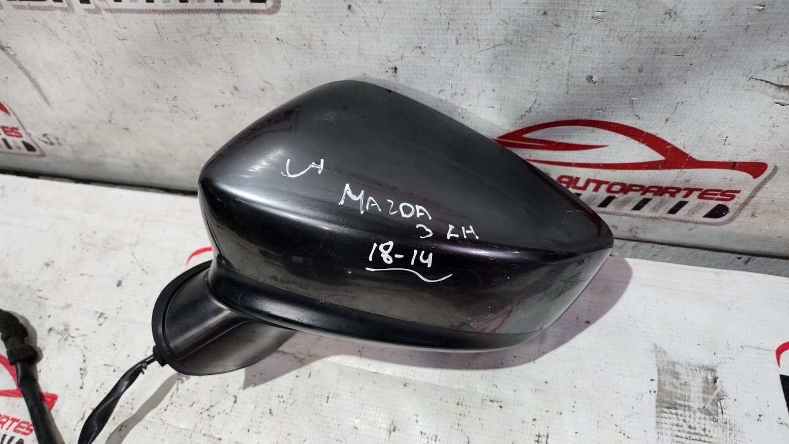 espejo retrovisor izquierdo 3 pines mazda 3 2014/2018 espejo retrovisor izquierdo 3 pines mazda 3 2014/2018