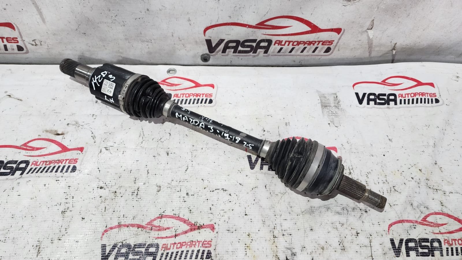 flecha izquierda completa 2.5 lts mazda 3 2014/2018 flecha izquierda completa 2.5 lts mazda 3 2014/2018