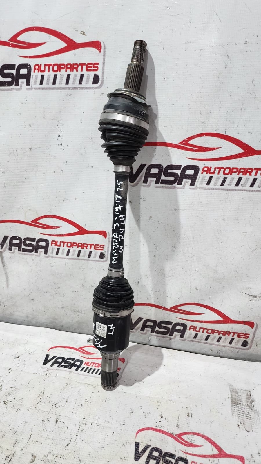 flecha izquierda completa 2.5 lts mazda 3 2014/2018 flecha izquierda completa 2.5 lts mazda 3 2014/2018