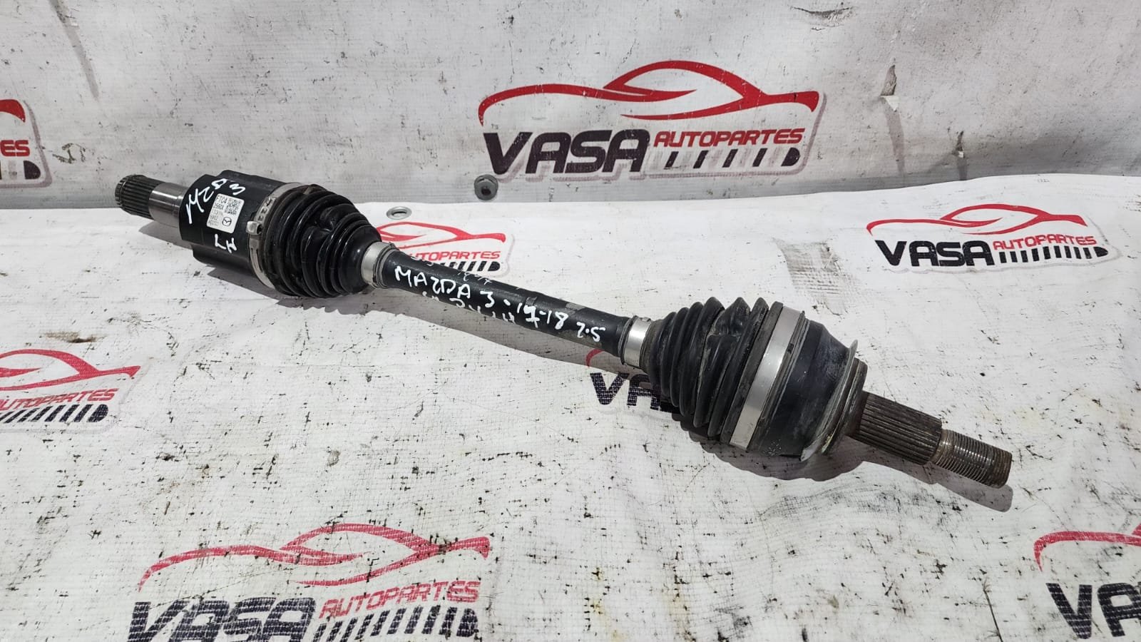 flecha izquierda completa 2.5 lts mazda 3 2014/2018 flecha izquierda completa 2.5 lts mazda 3 2014/2018
