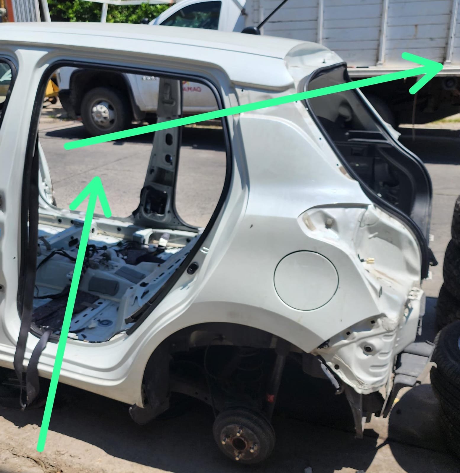 lienzo costado izquierdo corte suzuki swift 2018–2023 lienzo costado izquierdo corte suzuki swift 2018–2023