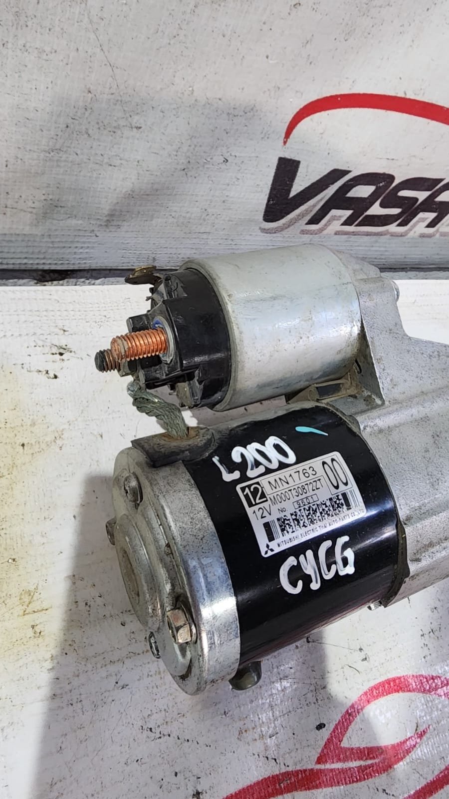 marcha / motor de arranque mitsubishi l200 2.4 gasolina std 2016–2019 marcha / motor de arranque mitsubishi l200 2.4 gasolina std 2016–2019
