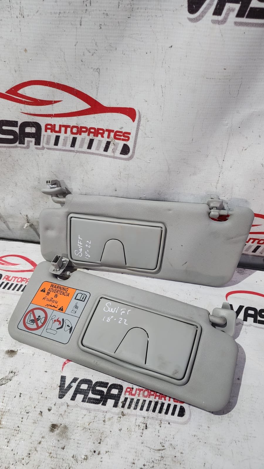 viseras de sol suzuki swift 2018–2023 viseras de sol suzuki swift 2018–2023